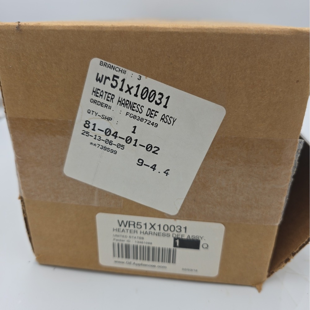 Wr51x10031 Ge Defrost Heater Harness